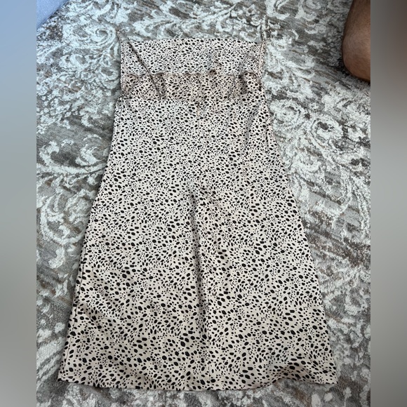 Women’s Forever 21 Cheetah Print Mini Dress - Size Medium - Cowl Neck - Picture 6 of 8